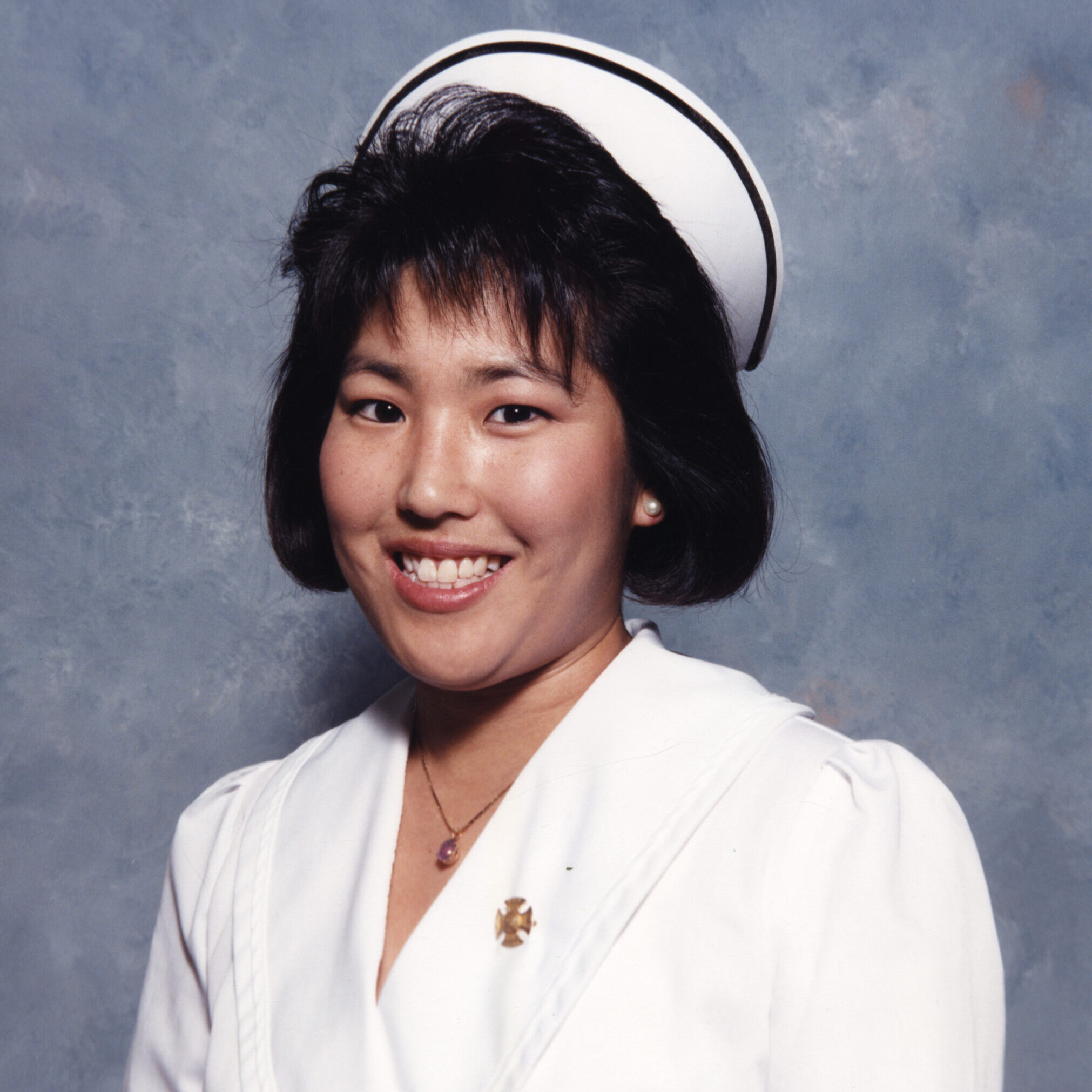 Joan F Barrera in her Nurse uniform