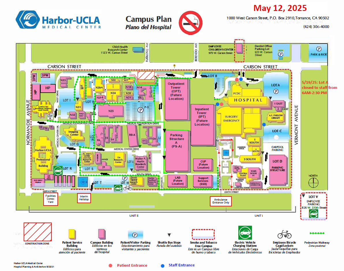 Revised map Campus Map