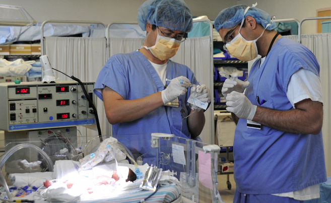 doctors working
