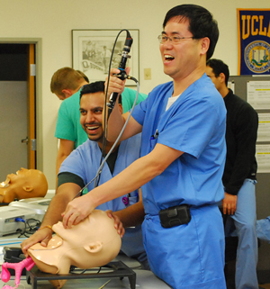 med students training