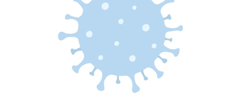 Icono de vector del nuevo virus 2019-nCoV, el coronavirus de Wuhan aislado sobre fondo blanco. Ilustración del modelo abstracto de virus detectado en China con nombre. Concepto de cuarentena.