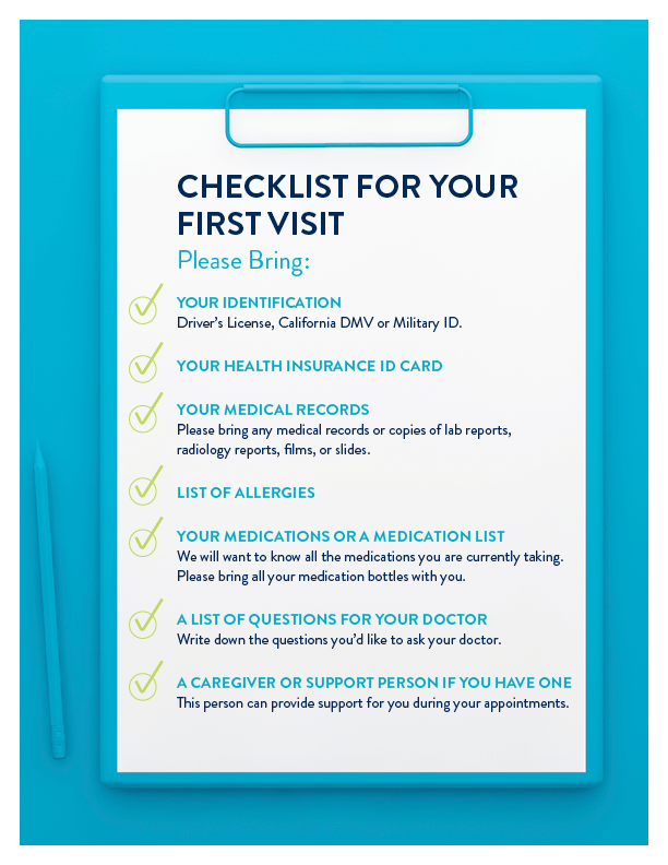 Visit Checklist