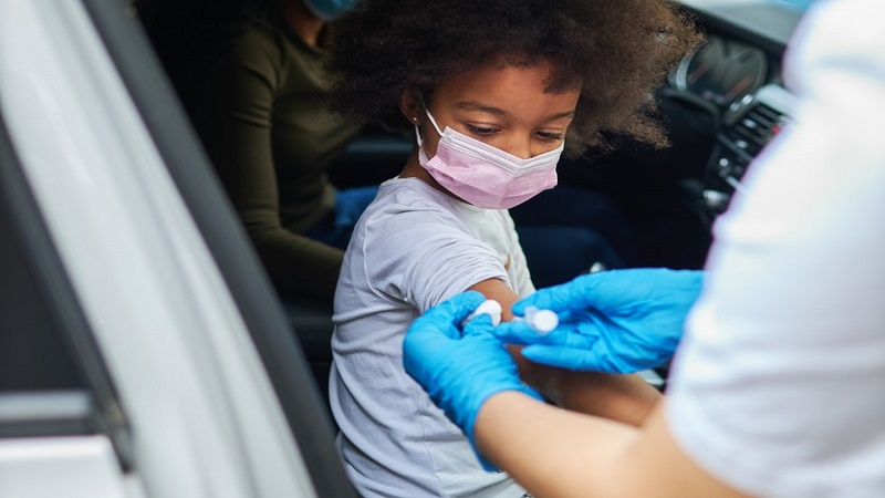 Vacunación en coche