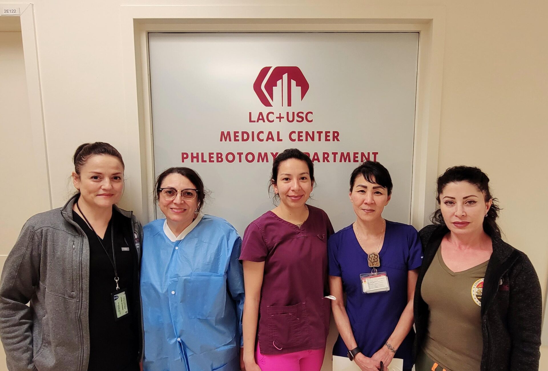 LAC USC Phlebotomy Inpatient services