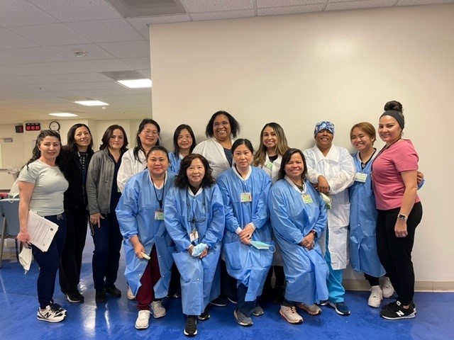 LAC USC Phlebotomy Service team photo