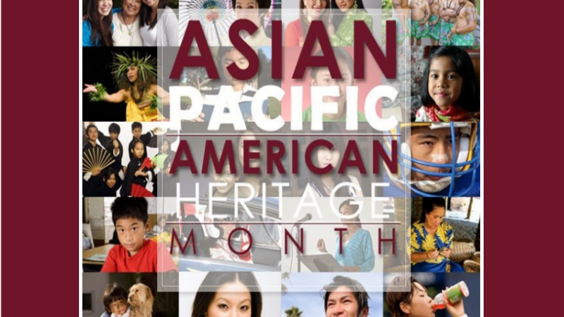 AAPI Heritage Month flyer